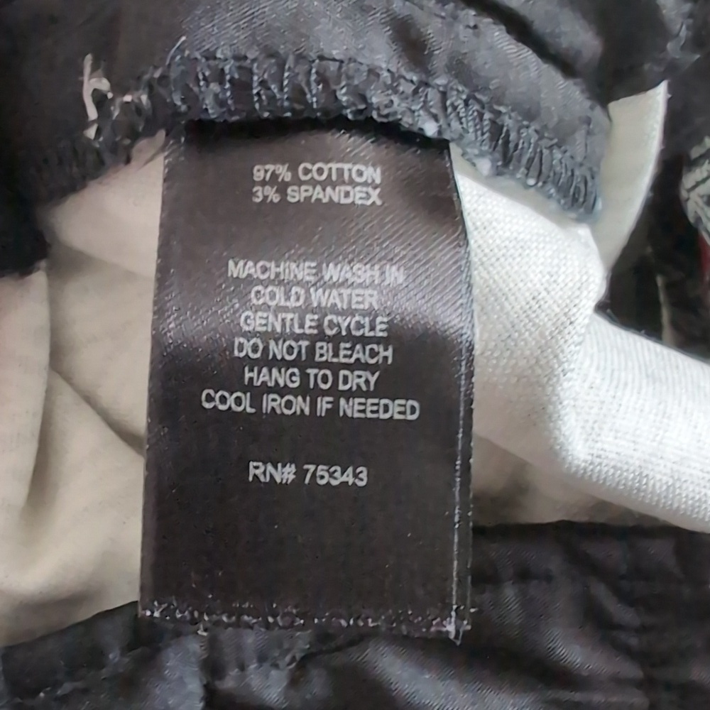 Willi Smith Black White Geometric Dress Pant Size 6 - Picture 7 of 7